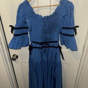 Molly Goddard Silk Taffeta Dress